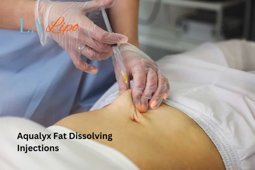 woman having fat dissolving injections West Norwood in the stomach