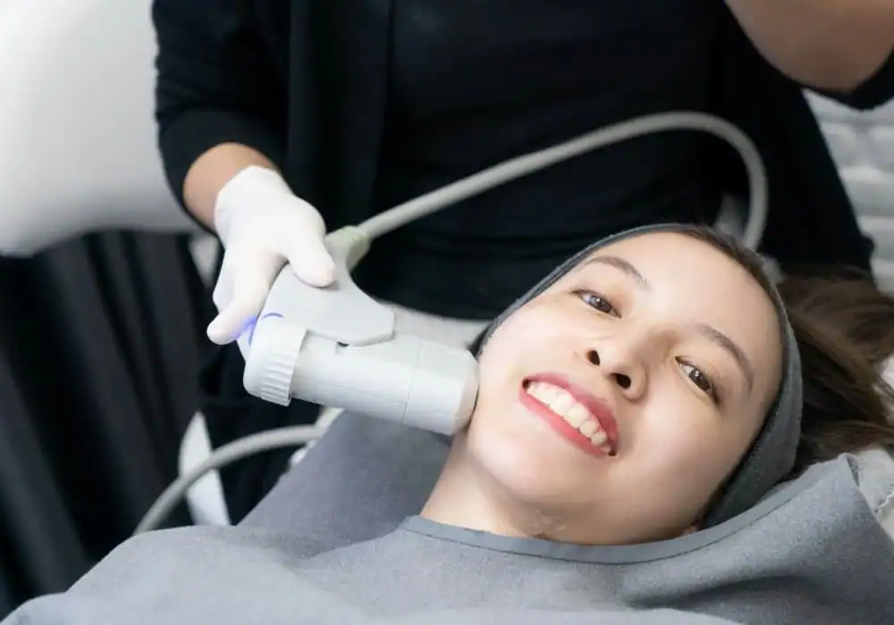 HIFU treatment West Norwood in progress