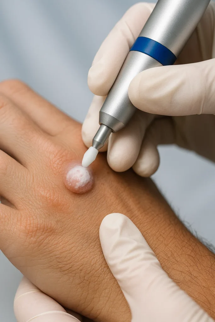 example of wart removal West Norwood using cryopen