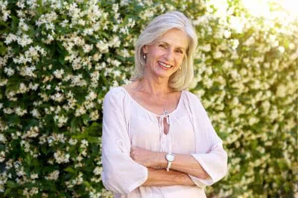 Older woman happy with urinary incontinence treatment West Norwood