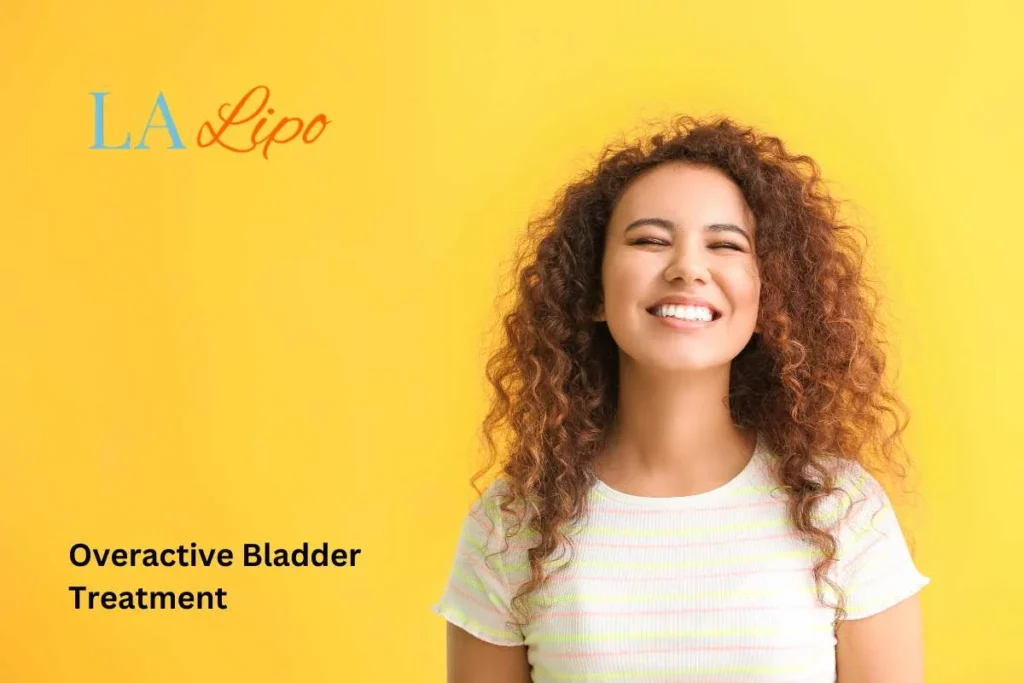 woman smiling about overactive bladder treatment West Norwood solutions