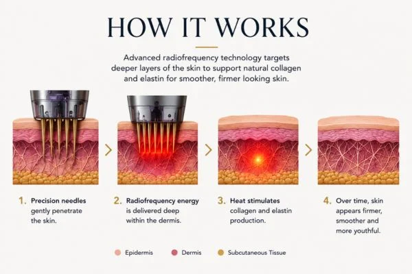 Diagram of how Collagen Lift Therapy West Norwood works